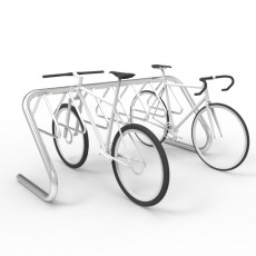 expo 7510 stainless bike rack 7 10 capacity bikes perspective v2