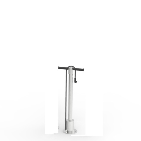 bp bike tyre pump stainless